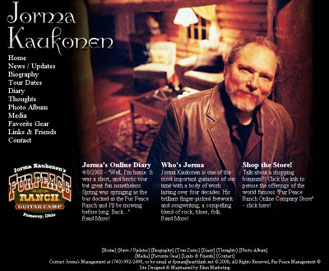 Jorma Kaukonen's Web Site